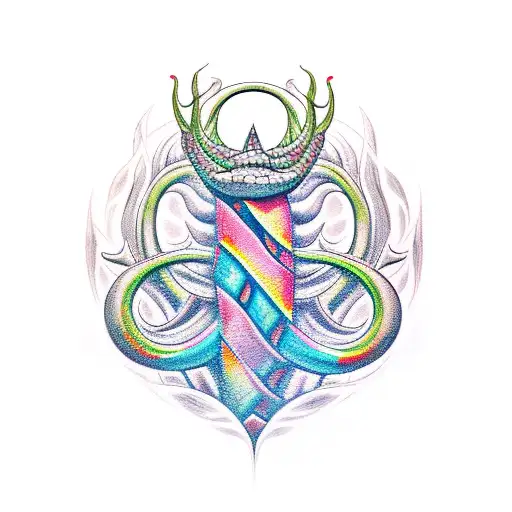 Jörmungandr tattoo design idea