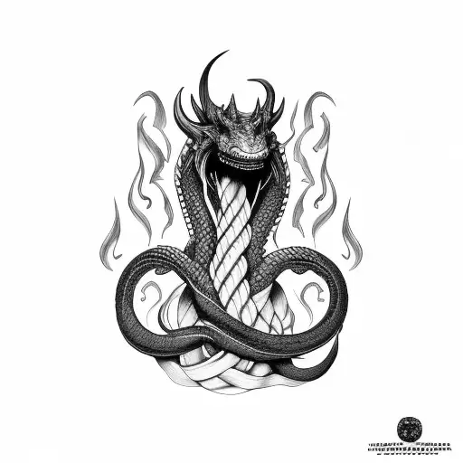 Jörmungandr tattoo design idea