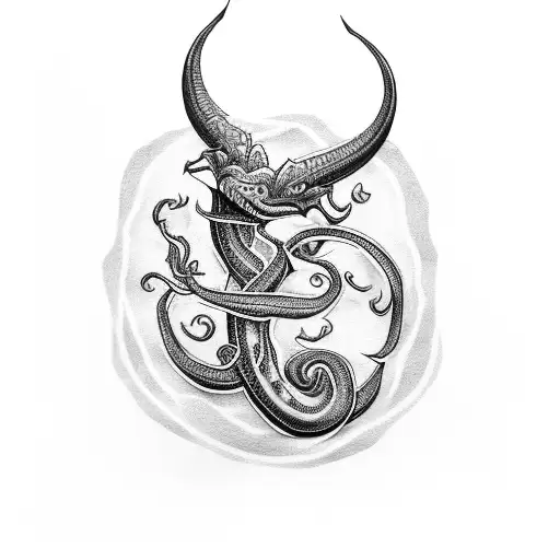 Jörmungandr tattoo design idea