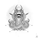 Jörmungandr tattoo design idea