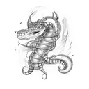 Jörmungandr tattoo design idea