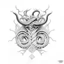 Jörmungandr tattoo design idea