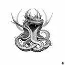 Jörmungandr tattoo design idea