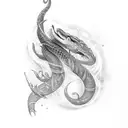 Jörmungandr tattoo design idea