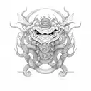 Jörmungandr tattoo design idea