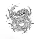 Jörmungandr tattoo design idea