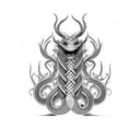 Jörmungandr tattoo design idea