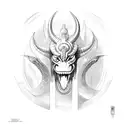 Jörmungandr tattoo design idea