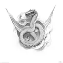 Jörmungandr tattoo design idea