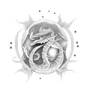 Jörmungandr tattoo design idea