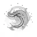 Jörmungandr tattoo design idea