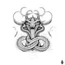 Jörmungandr tattoo design idea