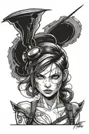 Jill Valentine tattoo design idea