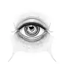 warlock eye  tattoo design idea