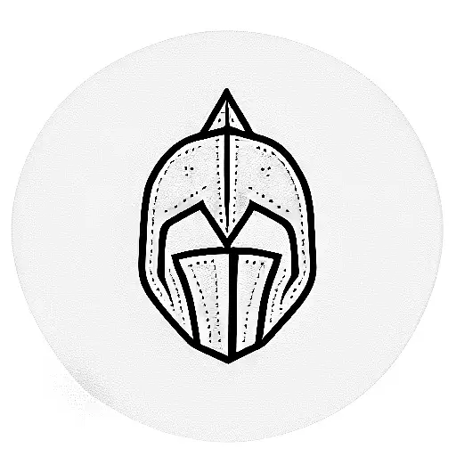 arrows and hoplite helmet tattoo tattoo design idea