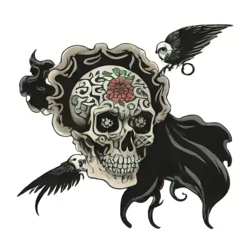 those of you who remain alive will envy the dead tattoo design idea