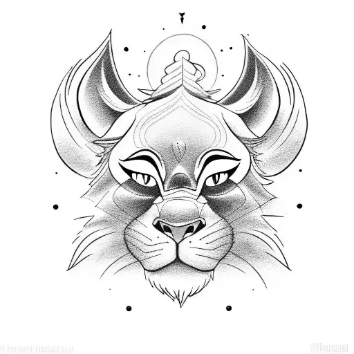 Simba and mufasa tattoo design idea