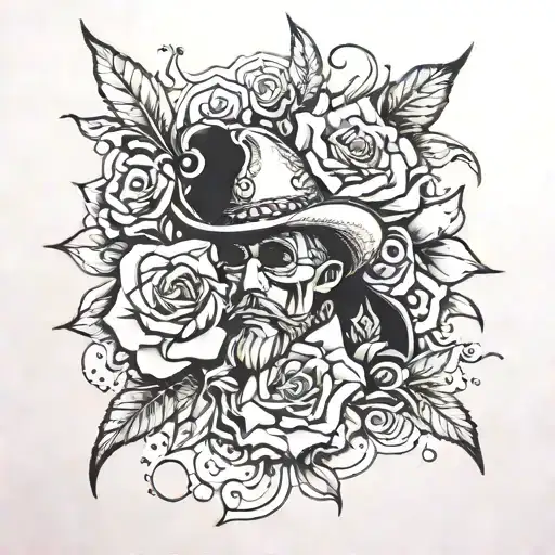 masters call Marty robbins tattoo design idea