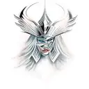 Valkyrie warrior tattoo design idea