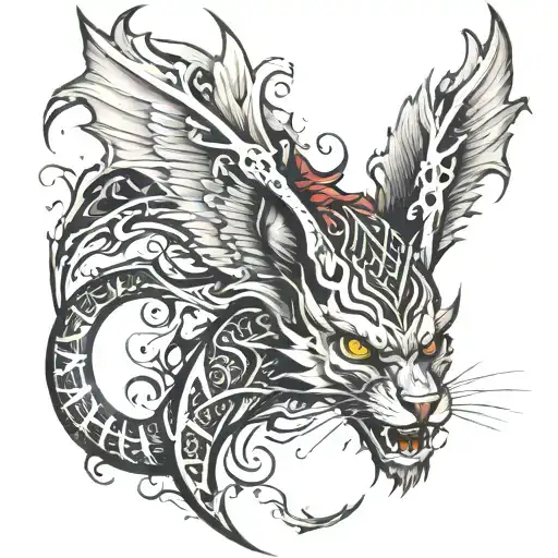 Rage tattoo design idea