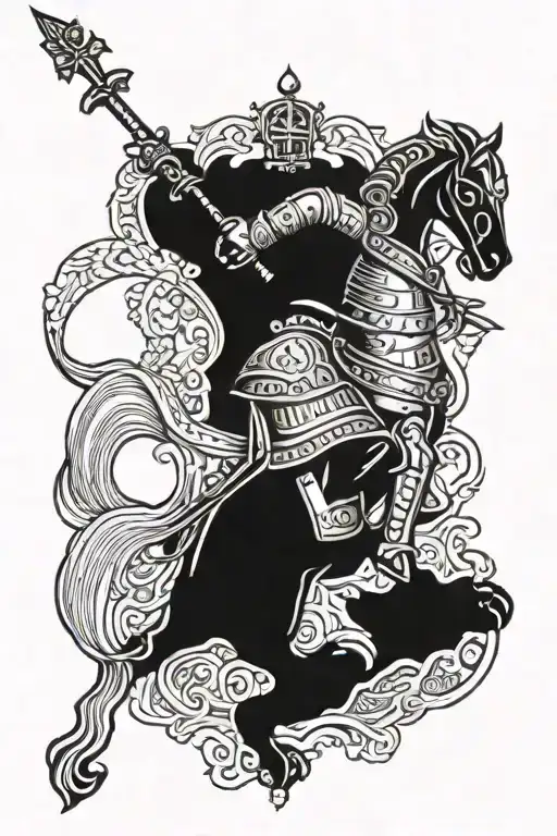 saint george orthodox  tattoo design idea