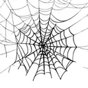 Spider Web tattoo design idea