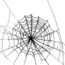 Spider Web tattoo design idea