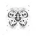 ladybug tattoo design idea