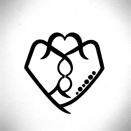 family tattio build with 5 elements (power, love, giving, United, peacfull) tattoo design idea