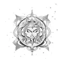 family tattio build with 5 elements (power, love, giving, United, peacfull) tattoo design idea