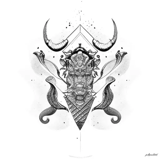Leo Pisces Capricorn Libra Scorpio Aquarius tattoo design idea
