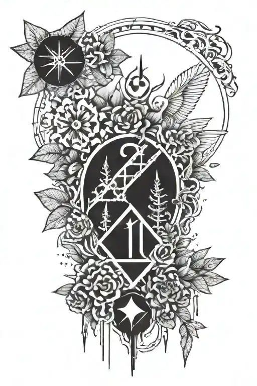 twenty one pilots featuring their logo tattoo design idea