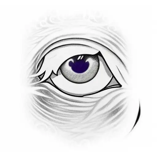 Eye Mangeko Sharingan Uchiha Sasuke from the anime Naruto tattoo design idea