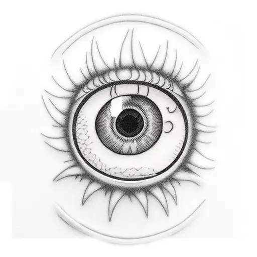 Eye Mangeko Sharingan Uchiha Sasuke from the anime Naruto tattoo design idea