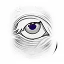 Eye Mangeko Sharingan Uchiha Sasuke from the anime Naruto tattoo design idea