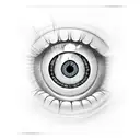 Eye Mangeko Sharingan Uchiha Sasuke from the anime Naruto tattoo design idea