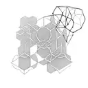 hexagon tattoo design idea