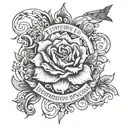 everything happens for a reason  tattoo design idea