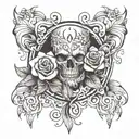 everything happens for a reason  tattoo design idea