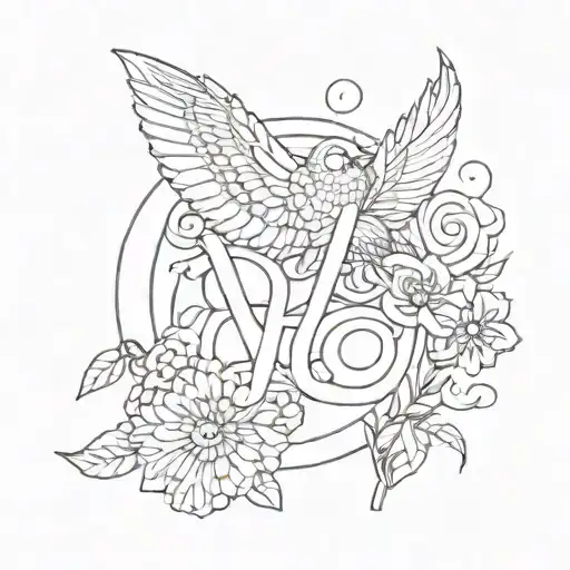 little symbol that represents YOLO  tattoo design idea