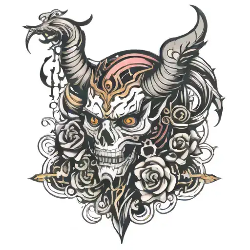 wrath deadly sin tattoo design idea