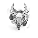 hunting  tattoo design idea