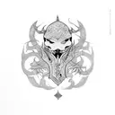 hunting  tattoo design idea