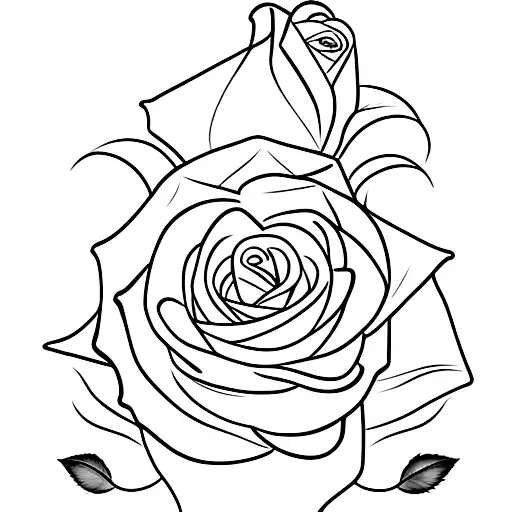 name : stevie with a rose tattoo design idea