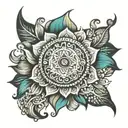 Hindu good tattoo design idea