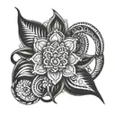 Hindu good tattoo design idea