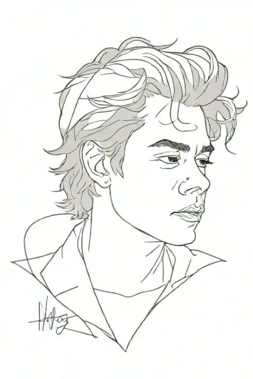 harry styles   tattoo design idea