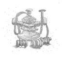 A powerful ship captain holding a dumbbell tattoo design idea