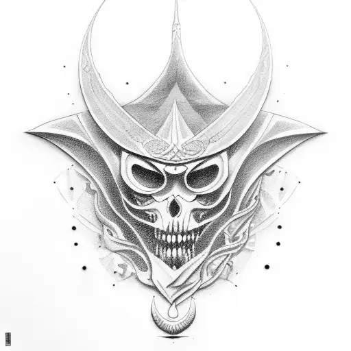 espada, arcoe e flecha e machado tattoo design idea