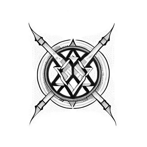 word L;FE with addiction recovery symbol tattoo design idea